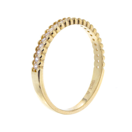 Anillo de oro 9 ktes y circonias Anillo de oro 9 ktes y circonias