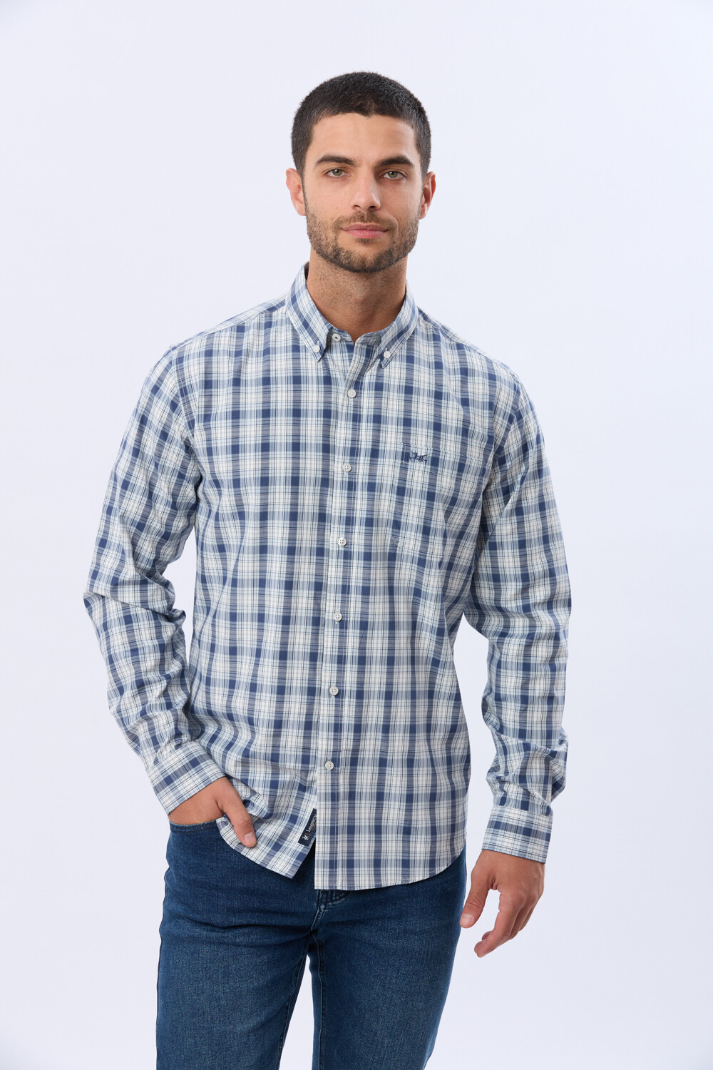CAMISA CUADROS Azul