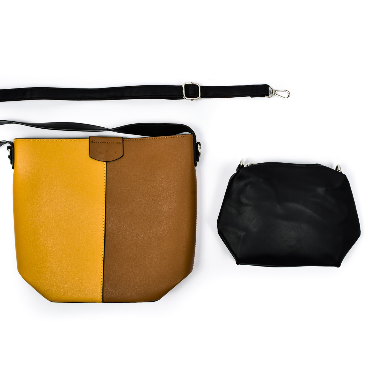 Cartera Marrón y Mostaza 