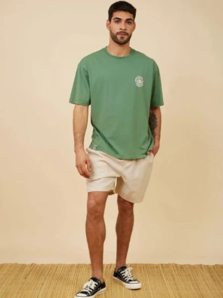 T-SHIRT RUSTY SAITES VERDE