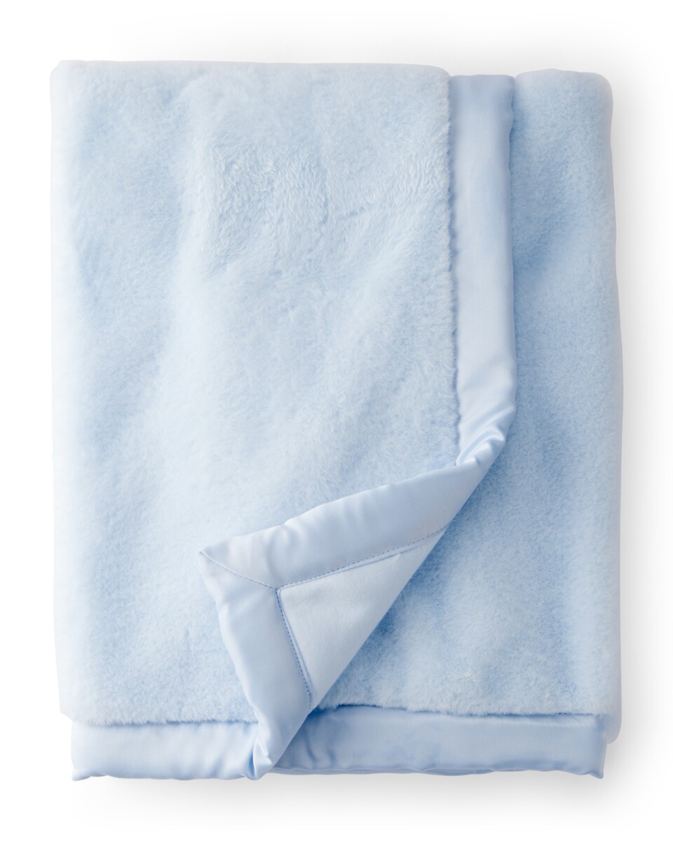 Manta de plush, azul 