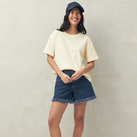 REMERA BASILE AMARILLO PASTEL