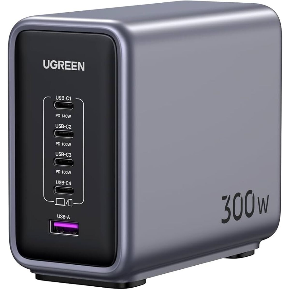 Ugreen Cargador de Escritorio USB / Usbc X4 300W 
