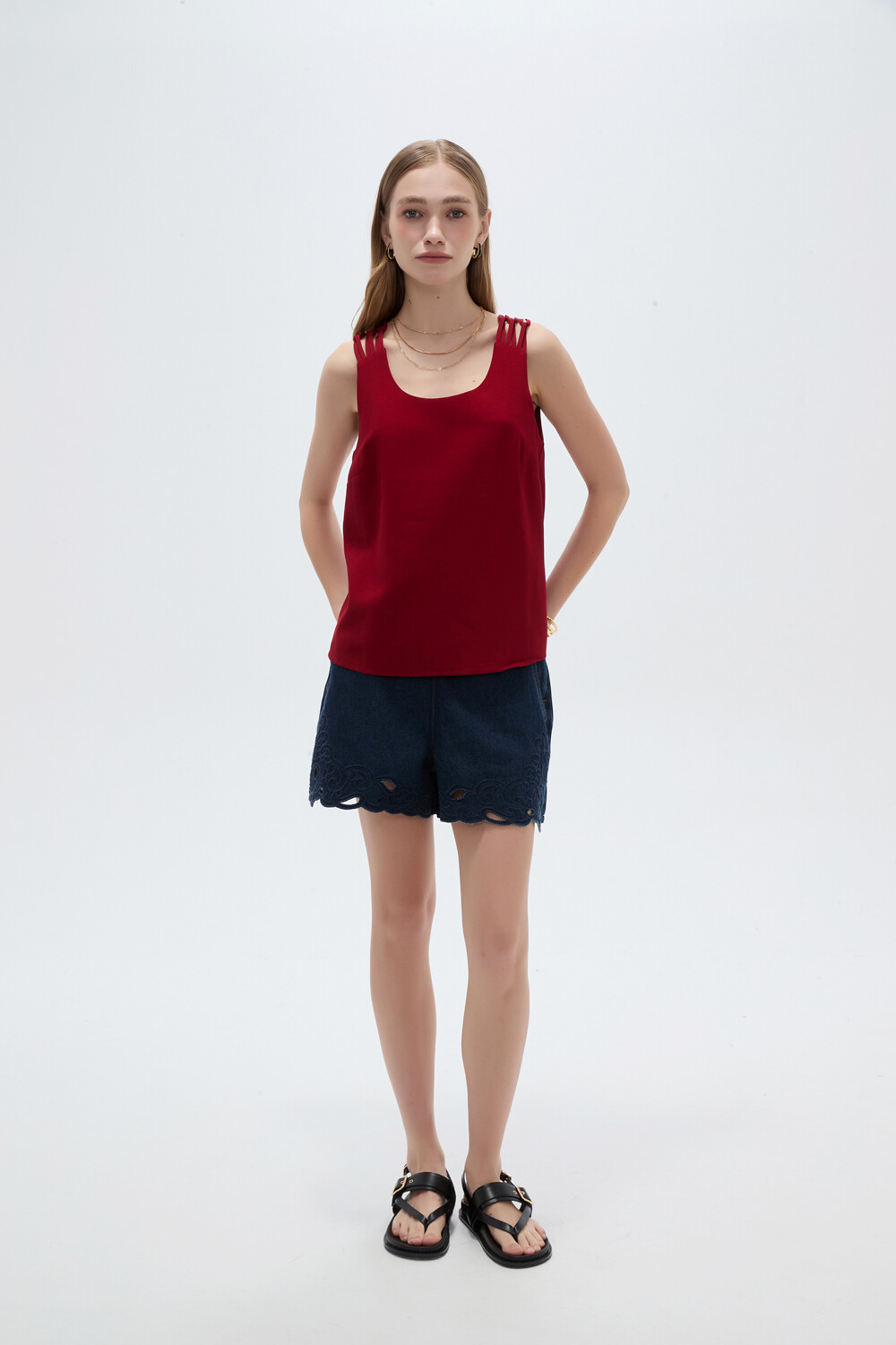 Musculosa Henu Bordeaux