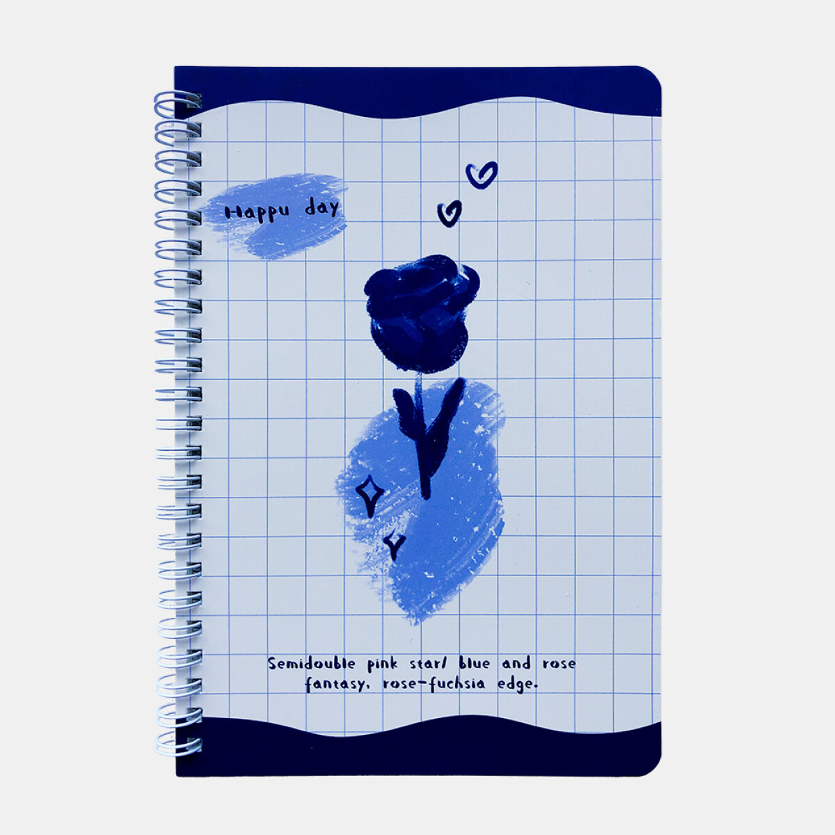 Libreta A5 Estampada - Diseño Azul 03 