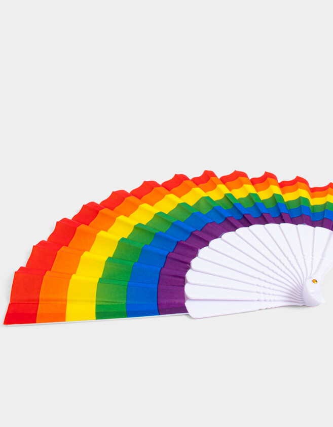 Eventos Varios Estampados Abanico "pride" - Combinacion Multicolor