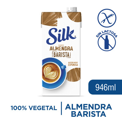 Leche Vegetal Silk Almendras Barista 946 ml Bebida Silk Barista Almendra