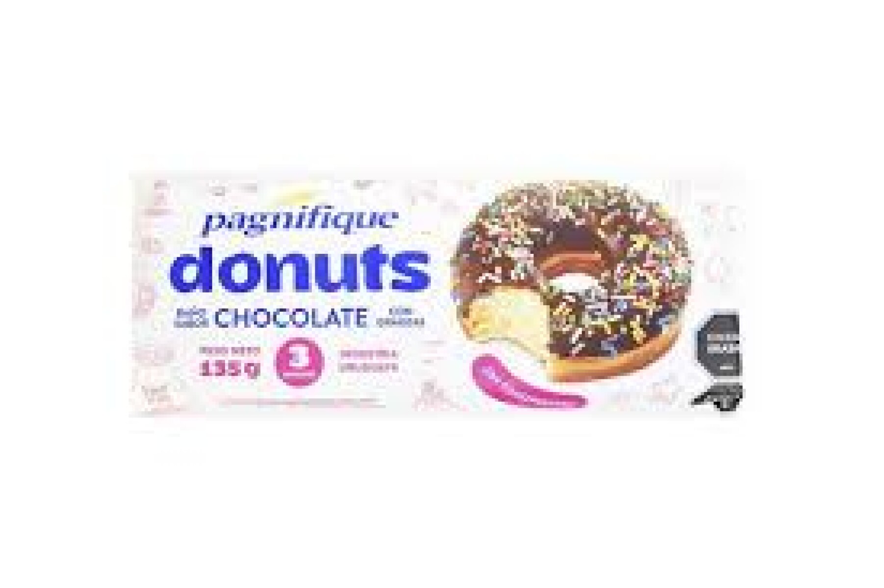 Donas 3 unidades grajeas 