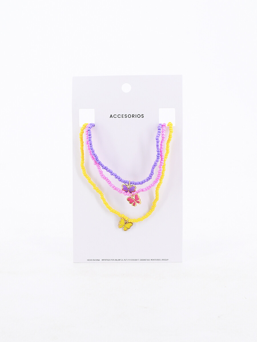 COLLARES SET X 3 - MULTICOLOR 