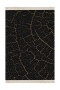 BOHO ALFOMBRA BOHO BHO/A697/X658/ 120X170 BLACK/COGNAC