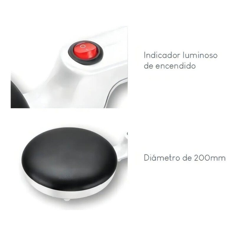 Panquequera Eléctrica Ariete superficie antiadherente 650w Panquequera Eléctrica Ariete superficie antiadherente 650w