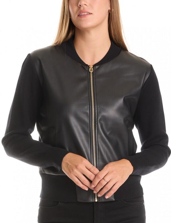 Camperita Bomber Com NEGRO