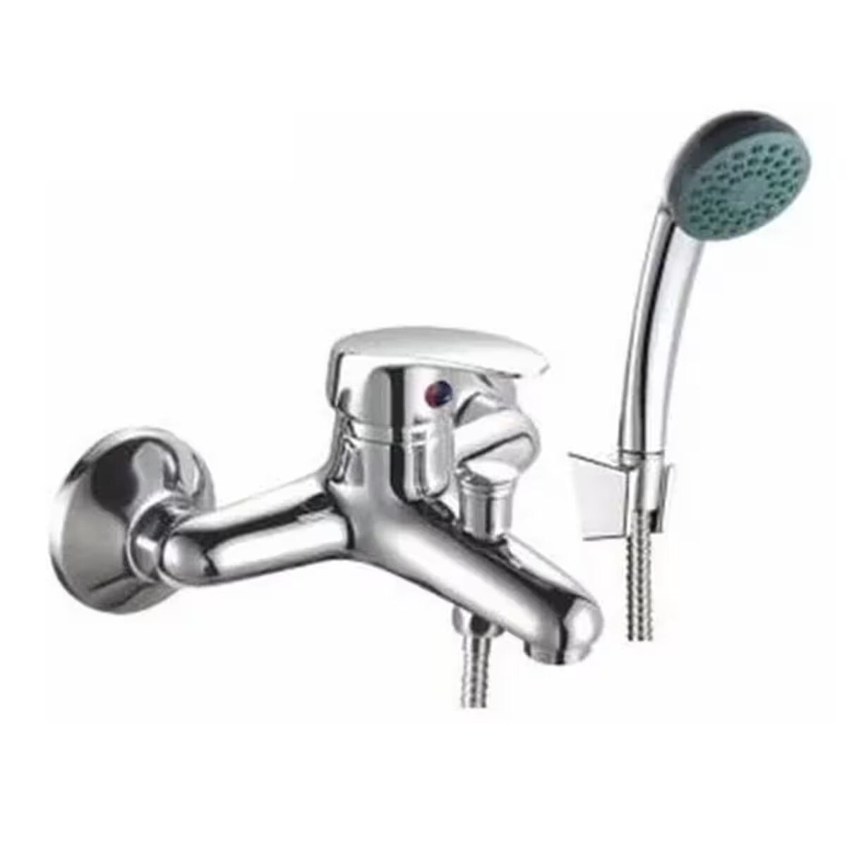Grifería De Ducha Monocomando Exterior Con Transferencia Capri Cromado 