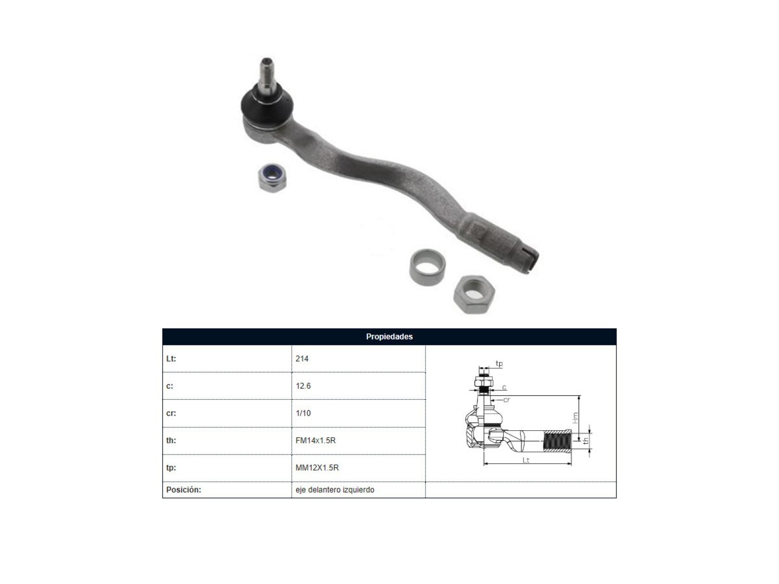 Puntero BMW 320I (E36)/325I (E36)/318I (E36)/318Tds (E36)/323I (E36)/316I (E36) 90-00 Izq 