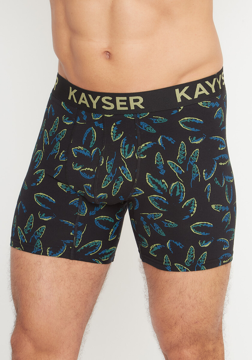 BOXER ALG.LYC. LARGO - VERDE MALVA 