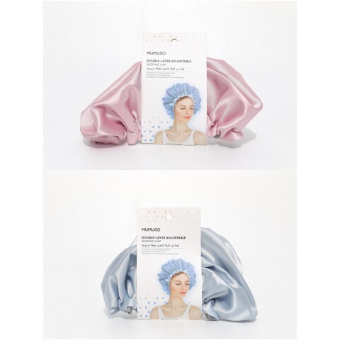 GORRO PARA DORMIR AJUSTABLE DE DOBLE CAPA GORRO PARA DORMIR AJUSTABLE DE DOBLE CAPA