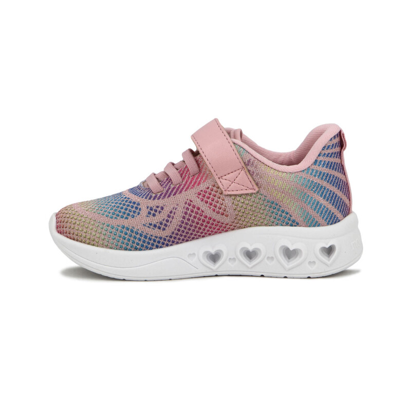 Molekinha Champion Deportivo C/velcro C/luces Rosa Claro-multicolor