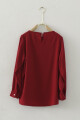 BLUSA A LA BASE ROJO