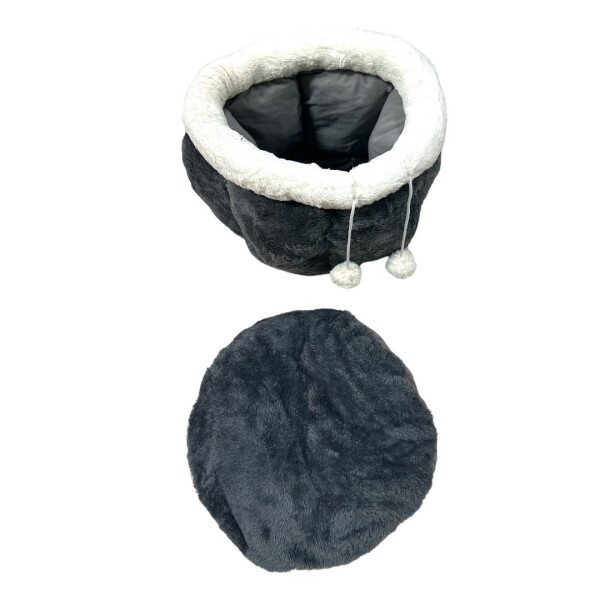 Cama Gato Nido Cuna Canasto Peluche Con Colchon 2 Pom Pom Cama Gato Nido Cuna Canasto Peluche Con Colchon 2 Pom Pom