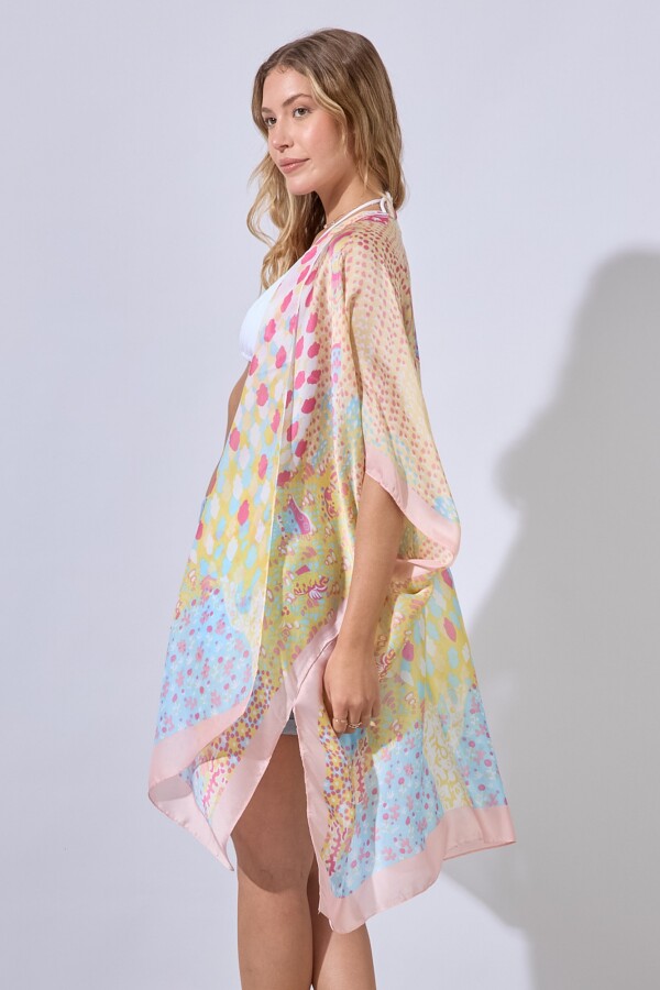 Kimono Printed MULTI/CELESTE