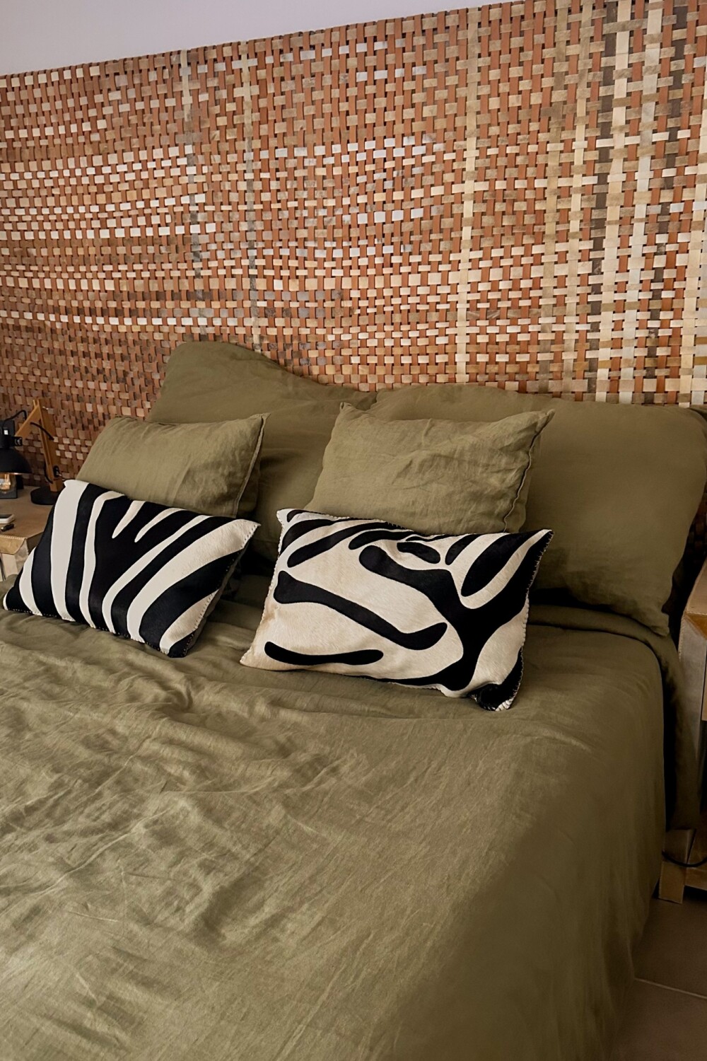 Zebra Cushion Blanco / Negro