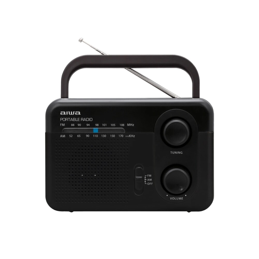 Radio Analógica Portátil Aiwa AM/FM AC/DC (AW-FML4) AIWA - RADIO ANALOGA PORTATIL AM-FM AC/DC /PILA(CH