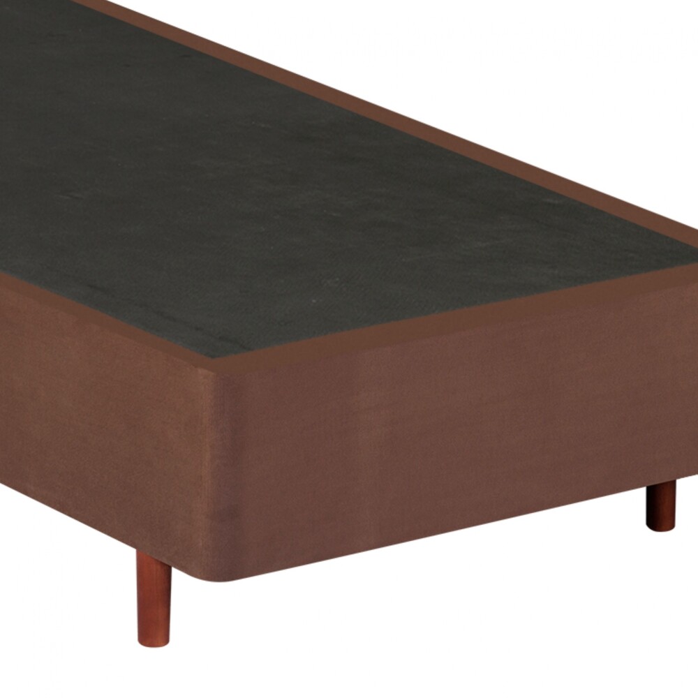Base Sommier 1 Plaza 1/2 Media - Mannes Marron