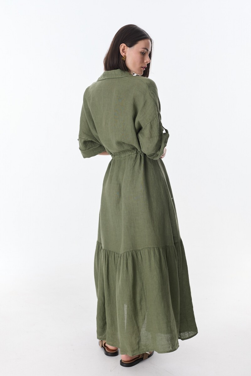 Vestido Camisero Vitta Verde