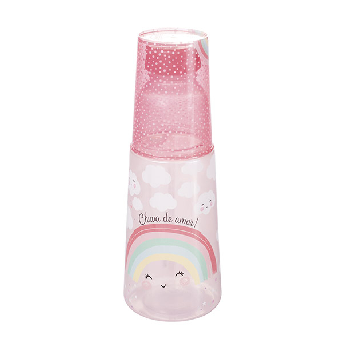 Botella con Vaso de 960 ml - 604 ARCO IRIS 