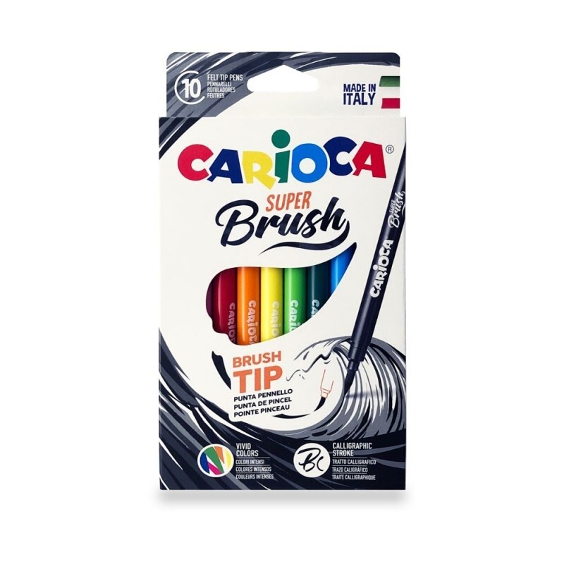 MARC.CARIOCA PINCEL SUPER BRUSH SET X10 MARC.CARIOCA PINCEL SUPER BRUSH SET X10