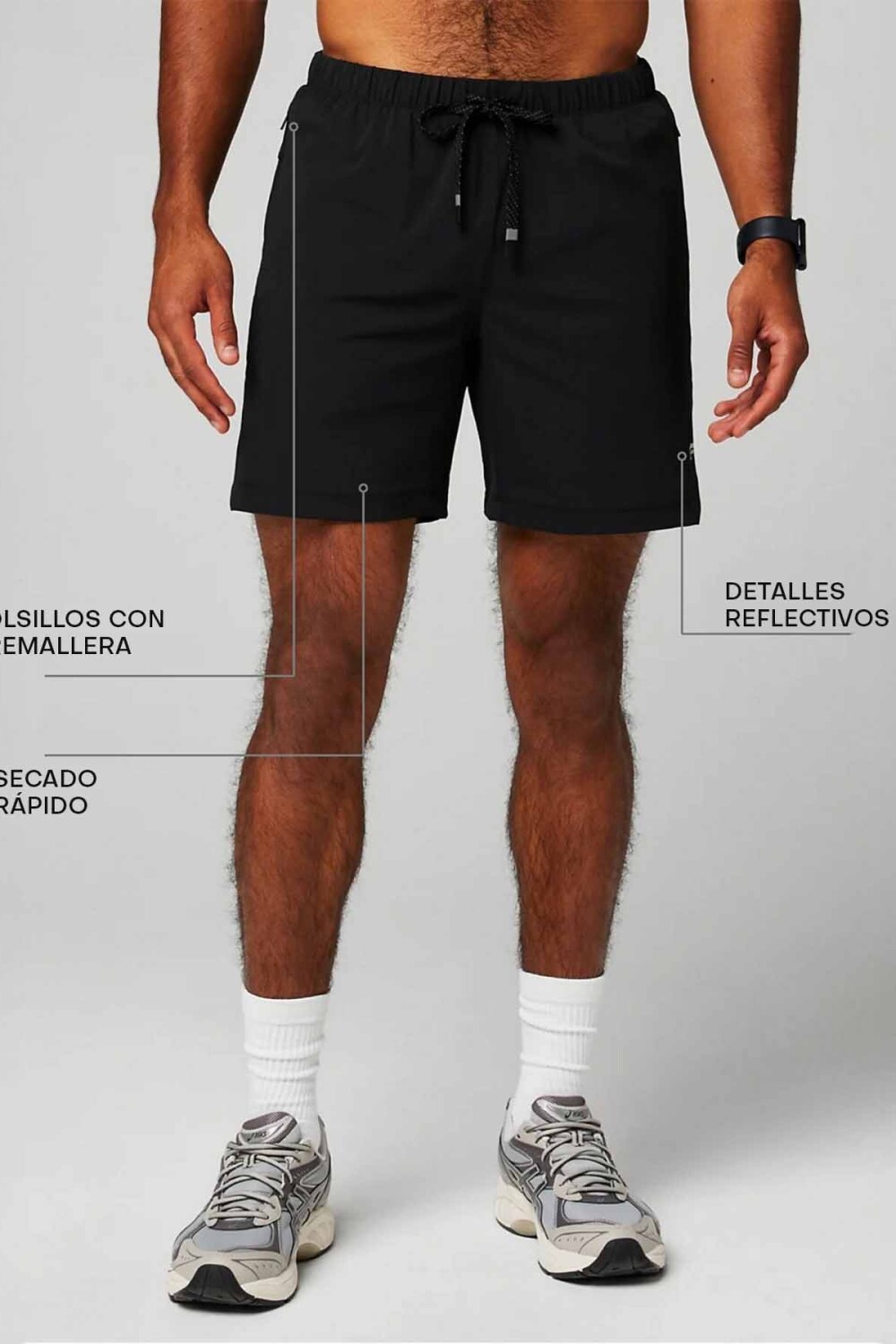 Short Training The 7 One Short Hombre Black