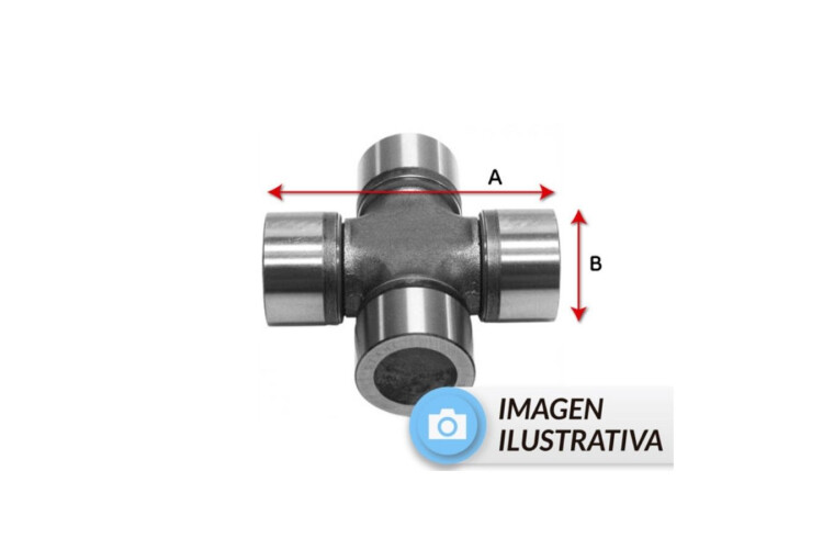CRUCETA A:126.1mm B:34.9mm CRUCETA A:126.1mm B:34.9mm