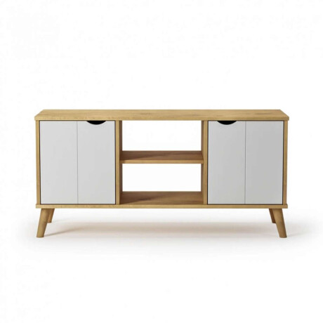 Rack para TV 2 Puertas Linea Dublin Blanco