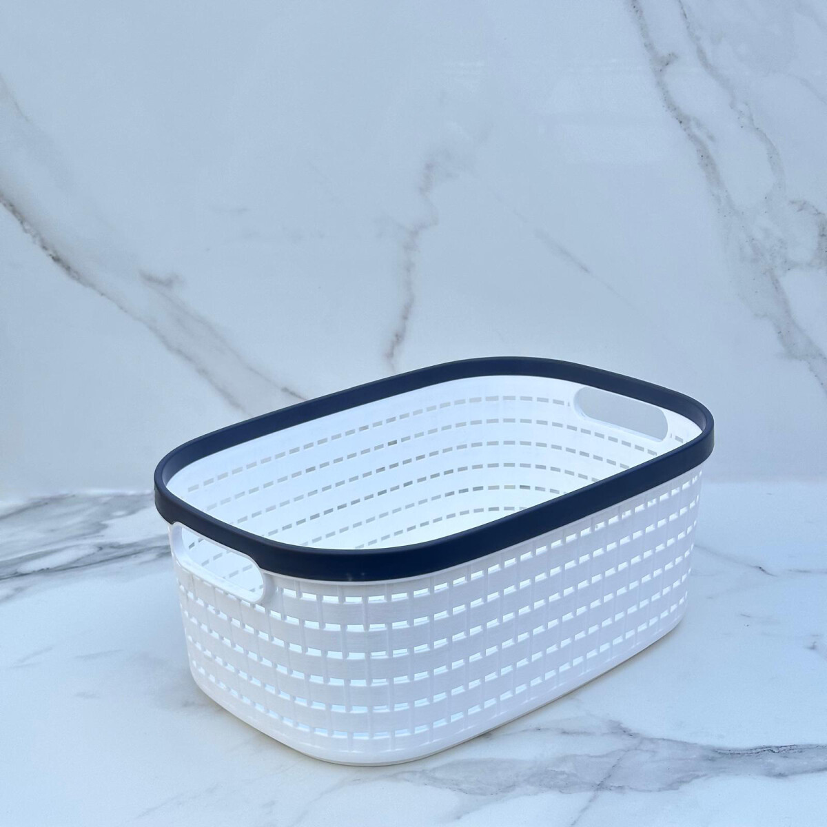 Canasto Organizador Polipropileno Alto 15cm x Ancho 25cm x Largo 37cm 