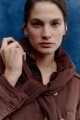 Sobrecamisa oversize con bolsillos chocolate