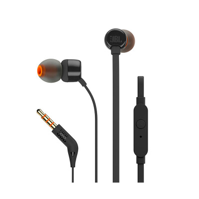 AURICULARES CON CABLE JBL JBLT110 NEGROS C/ MIC AURICULARES CON CABLE JBL JBLT110 NEGROS C/ MIC