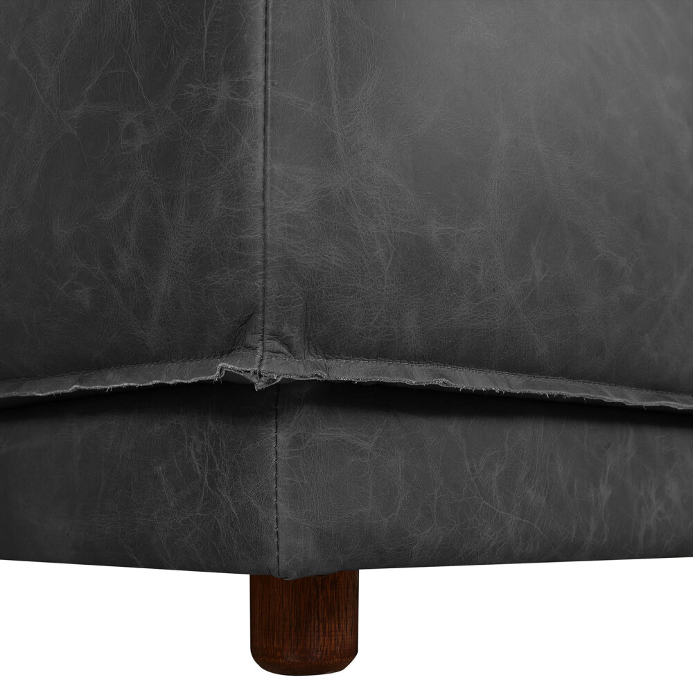 SILLÓN CUERO-100-NATURAL NEGRO ROMEO