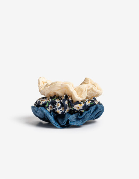 Skunzies Set De Scrunchies - Combinacion Multicolor