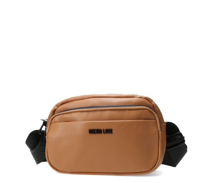 Cartera Bandolera Las Oreiro Love Tan
