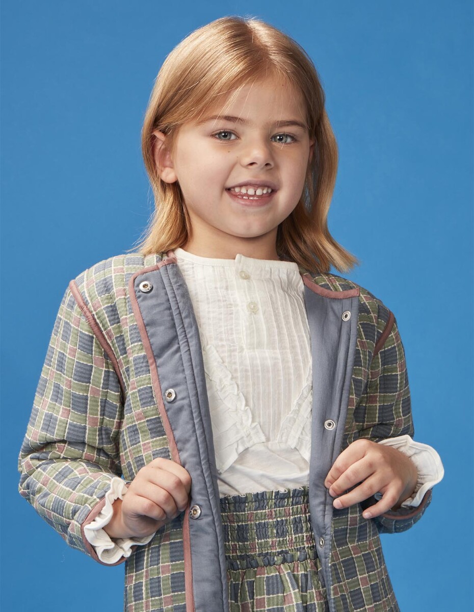 Chaqueta Acolchada - Azul Pato 