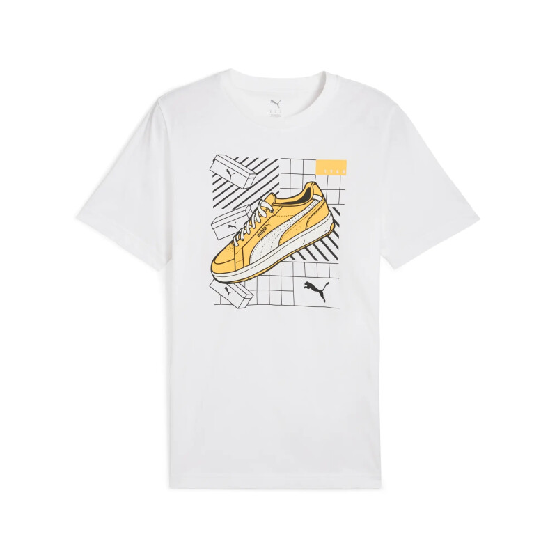 Remera Puma GRAPHICS Sneaker Tee de Hombre - 684830 02 Blanco