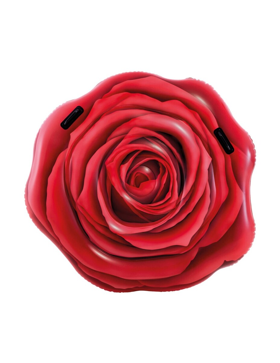 INTEX ISLA FLOTANTE ROSA ROJA IMPRESION REALISTICA 137 X 132 CM 
