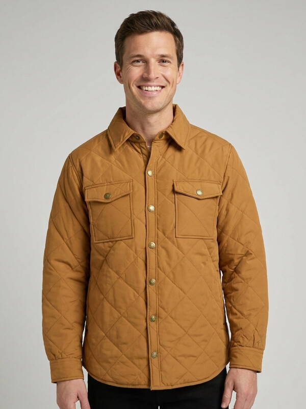 CAMPERA CAPITONEADA KAWASAN BEIGE