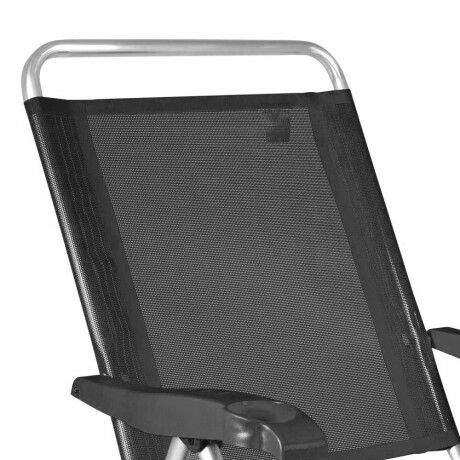 Set x2 Sillas Reclinables 4 posicones aluminio Boreal Mor Negro