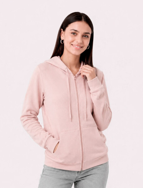 CAMPERA UNISSEX BÁSICA ADULTO ROSADO