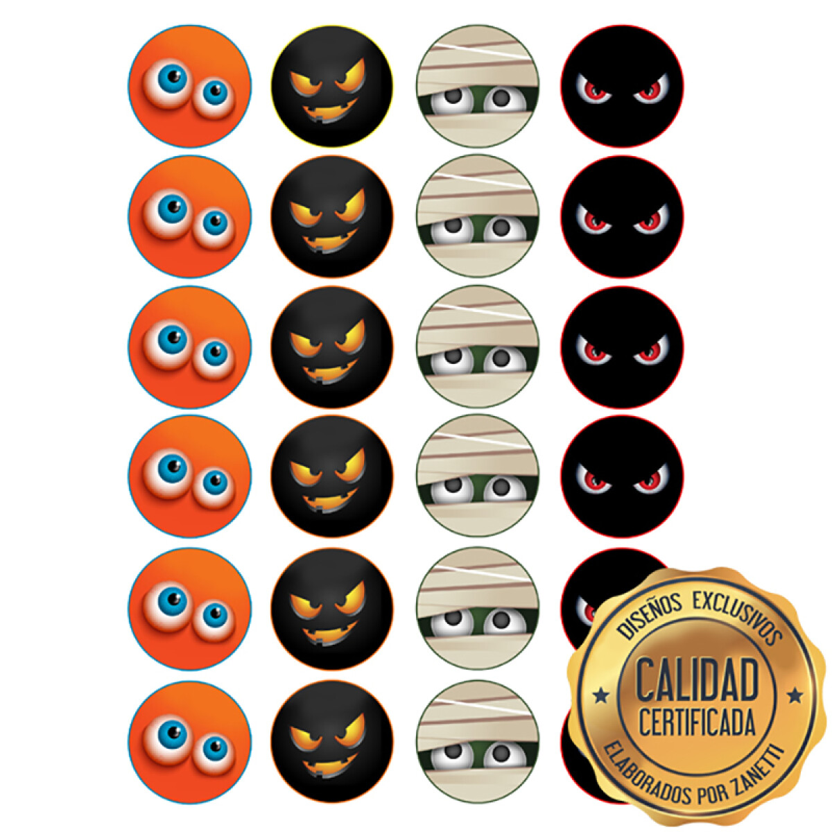 Lámina Monstruo - Ojos x24 