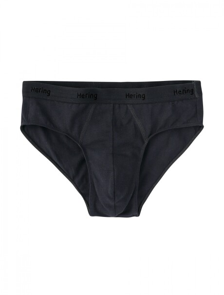 KIT DE 2 CALZONCILLOS SLIP CON ELASTANO NEGRO
