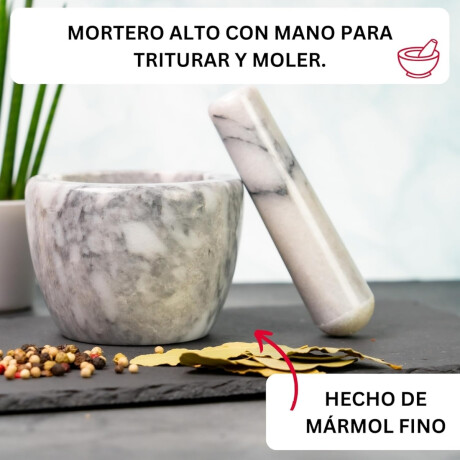 Mortero Mármol Blanco 10 cm Westmark Mortero Mármol Blanco 10 cm Westmark