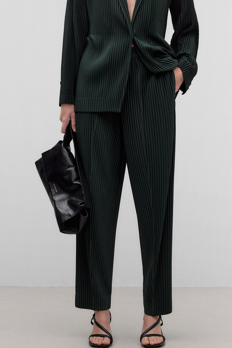 PANTALÓN CRINKLE Verde