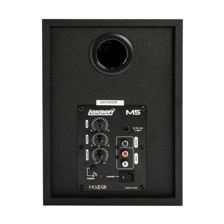 Parlantes Monitores de Estudio Activo Lexsen M5 5" 20W | Bluetooth Negro/negra